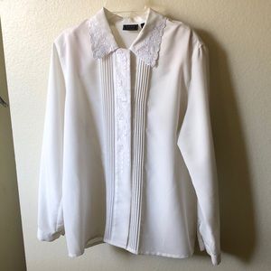 Vintage white button down